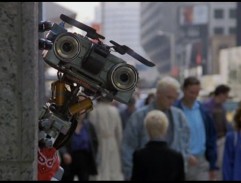 Johnny Five on the street