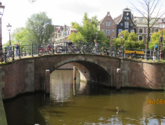 A Stone Bridge in Amsterdam