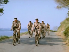 Gendarmes on bicycles